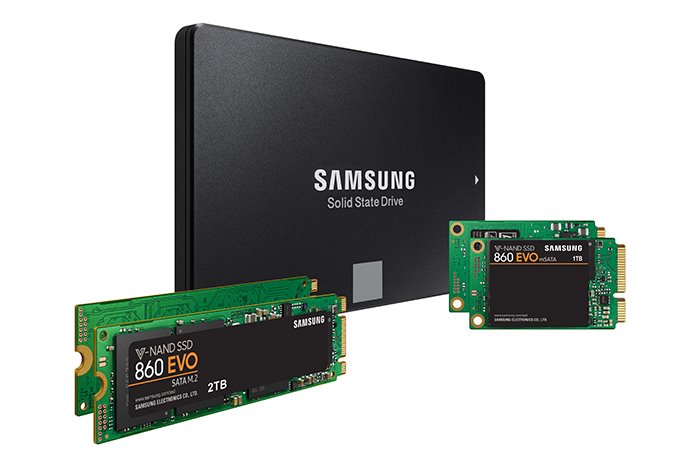 ▲ 삼성 860 시리즈 SSD