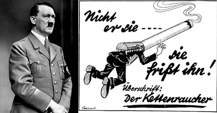 히틀러의 '크리에이티브 커먼즈 나치' 금연 광고