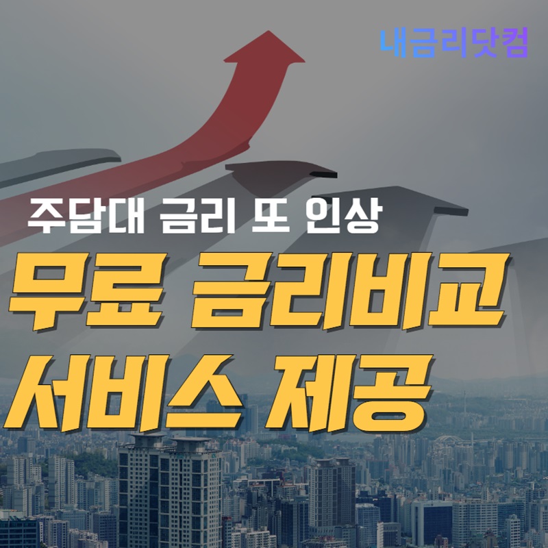 주택담보대출 금리 비교 사이트 내금리닷컴