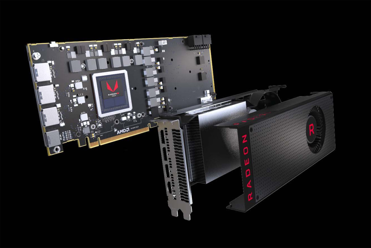 ▲ 라데온 RX Vega 56 그래픽카드(사진: AMD)