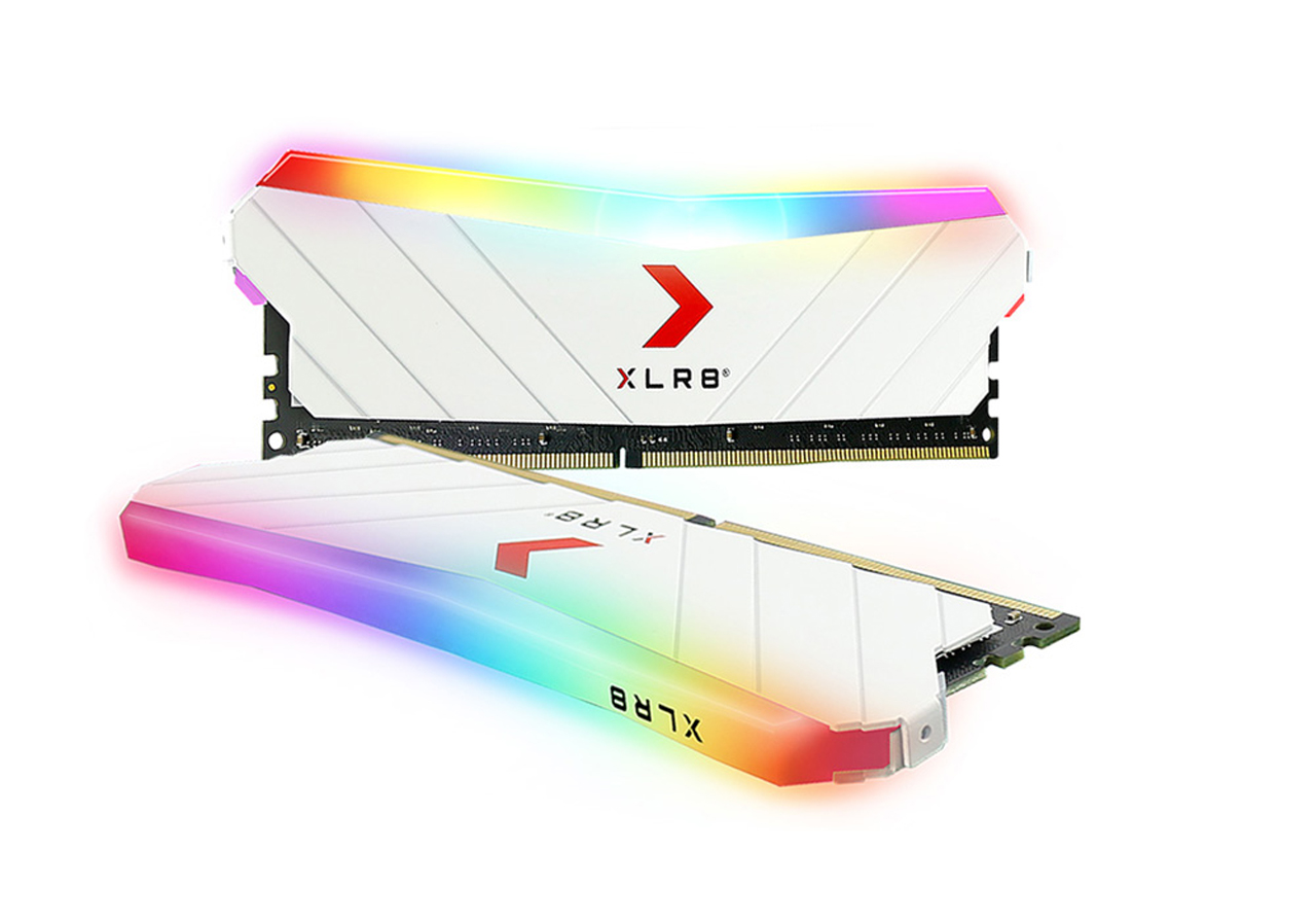 ▲ PNY XLR8 Gaming DDR4-3600 화이트 에디션