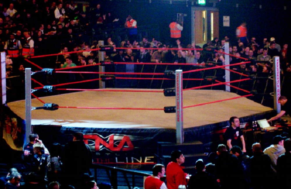▲ TNA에서만 볼 수 있었던 특유의 '6각링' (사진: stillrealtous.com)