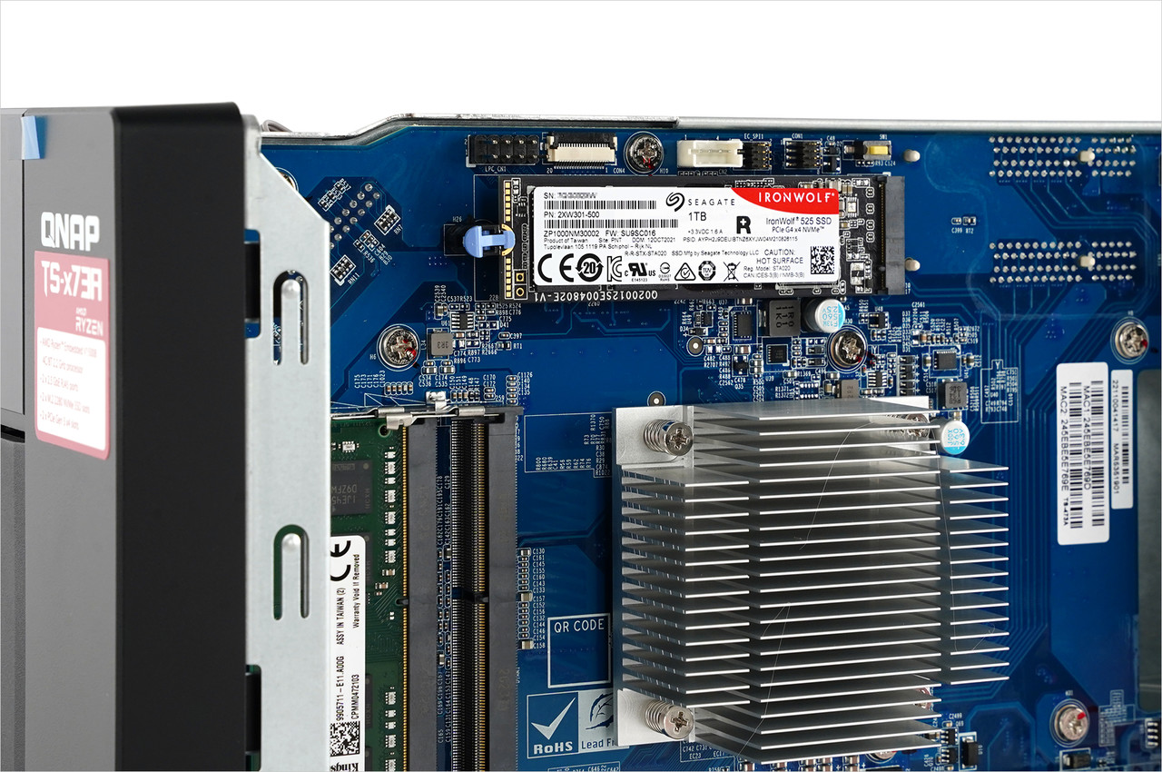▲ NAS 캐시용으로 최적화된 PCIe Gen4 NVMe SSD ‘씨게이트 아이언울프 525’