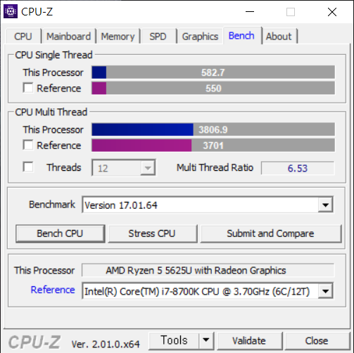 ▲ 코어 i7-8700K보다 싱글 스레드, 멀티 스레드 둘 다 높다. 저전력 CPU인 바르셀로의 성능이 뛰어남을 알 수 있다. 사실 근본이 성능 좋기로 유명한 AMD Zen3 세잔이라 딱히 이상한 건 아니다.
