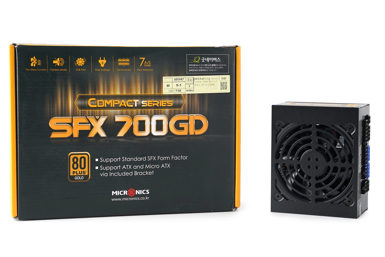 ▲ 마이크로닉스 Compact SFX 700W 80PLUS GOLD