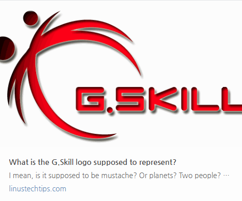 https://linustechtips.com/topic/1341789-what-is-the-gskill-logo-supposed-to-represent/