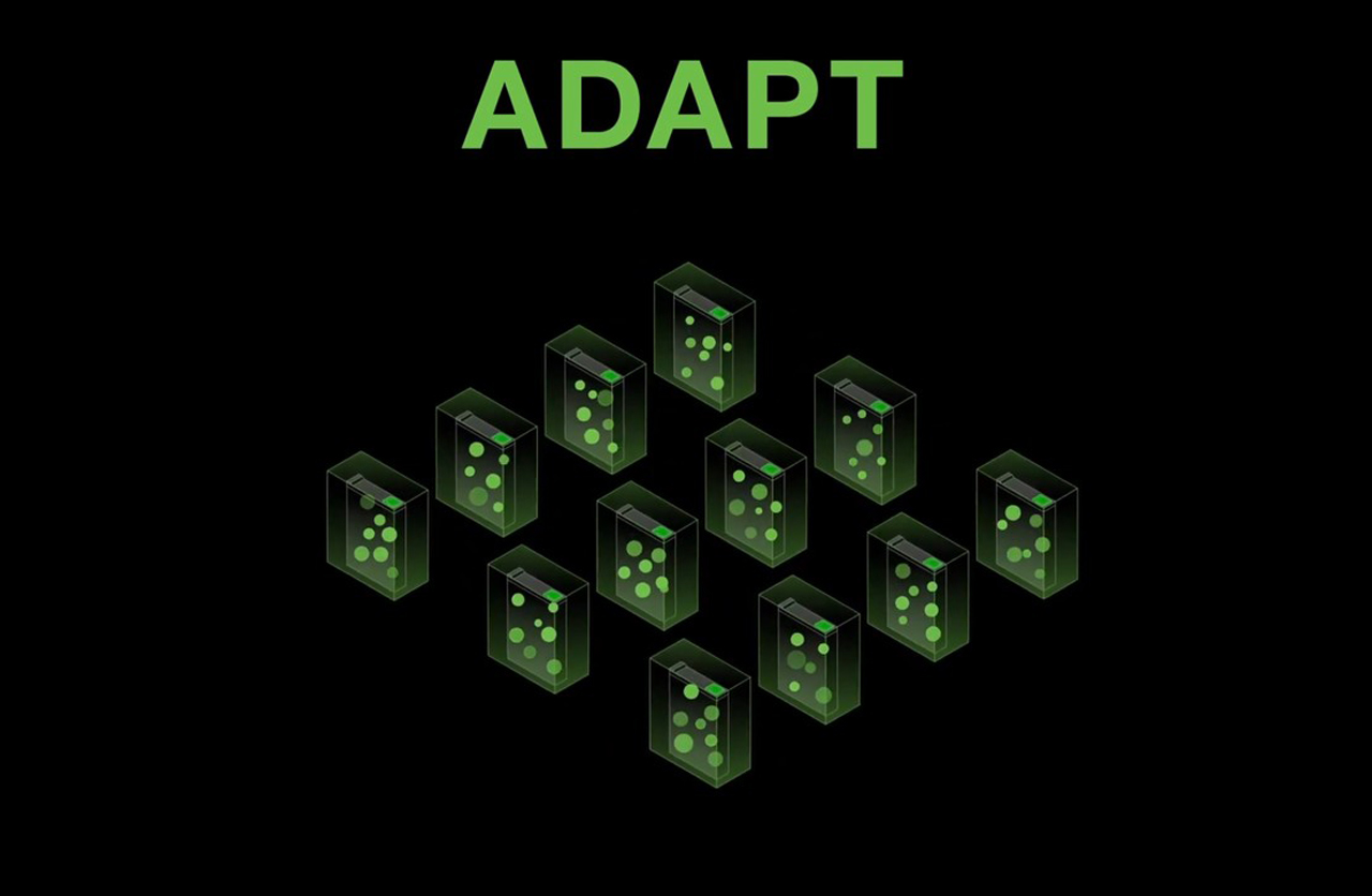 ▲ 데이터를 여러 하드 드라이브에 분산 저장하여 안전성을 높이는 ‘ADAPT’